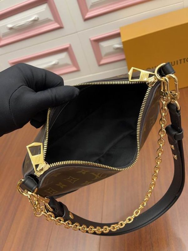 LV Boulogne Monogram Canvas Black For Women M45831 PA