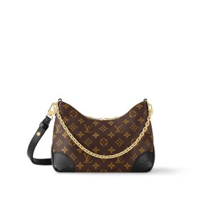 LV Boulogne Monogram Canvas Black For Women M45831 LV Boulogne Monogram Canvas Black For Women M45831