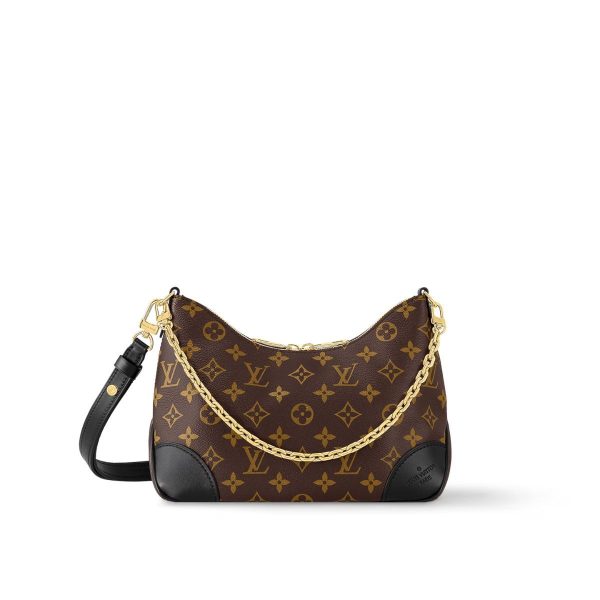 LV Boulogne Monogram Canvas Black For Women M45831 PA