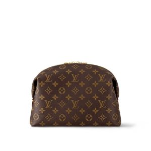 LV Cosmetic Pouch GM Monogram Canvas for Women M46458 LV Cosmetic Pouch GM Monogram Canvas for Women M46458