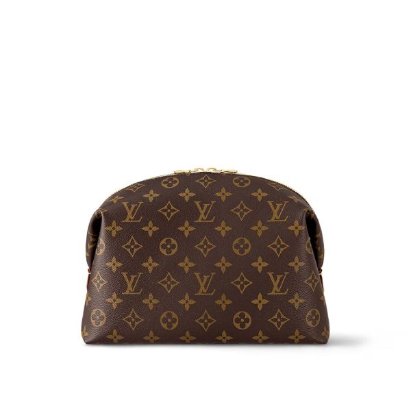 LV Cosmetic Pouch GM Monogram Canvas for Women M46458 PA LV Cosmetic Pouch GM Monogram Canvas for Women M46458 PA
