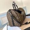 LV Keepall Bandouliere 45 Monogram Macassar Canvas For Men, Travel Bags M56711 PA