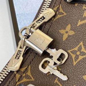 LV Keepall Bandouliere 45 Monogram Macassar Canvas For Men, Travel Bags M56711 5 M56711 45x27x20 gf 8 1751013 result