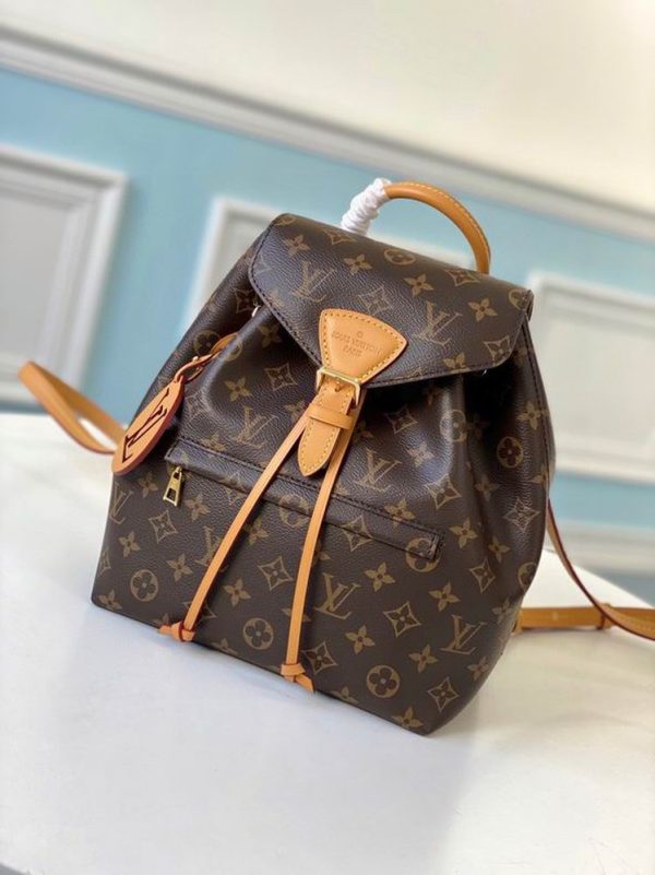 LV Montsouris Backpack Beige For Women M45501 PA