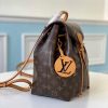 LV Montsouris Backpack Beige For Women M45501 PA