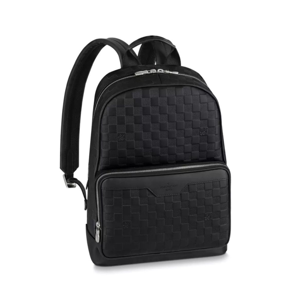 LV Campus Backpack Damier Infini Onyx Silver For Men N40306 LV Campus Backpack Damier Infini Onyx Silver For Men N40306