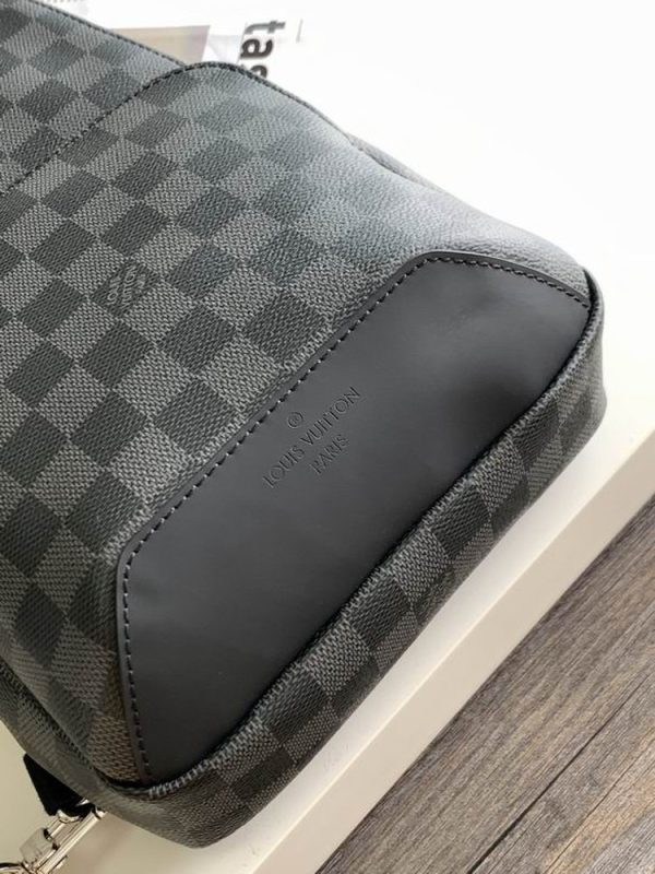 LV Avenue Sling Bag Damier Graphite Canvas For Men N41719 PA LV Avenue Sling Bag Damier Graphite Canvas For Men N41719 PA