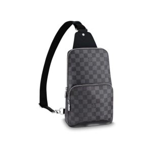 LV Avenue Sling Bag Damier Graphite Canvas For Men N41719 LV Avenue Sling Bag Damier Graphite Canvas For Men N41719