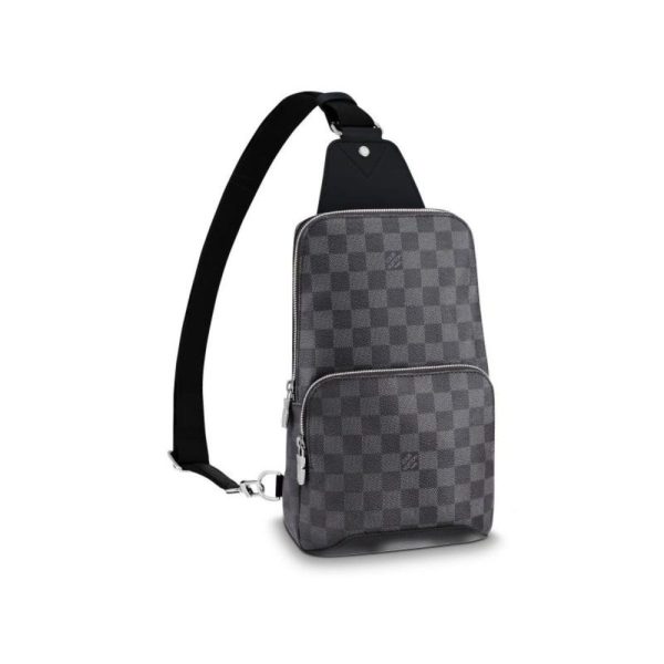 LV Avenue Sling Bag Damier Graphite Canvas For Men N41719 PA LV Avenue Sling Bag Damier Graphite Canvas For Men N41719 PA