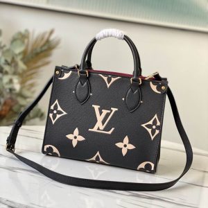 LV OnTheGo PM Tote Bag Black For Women M45659
