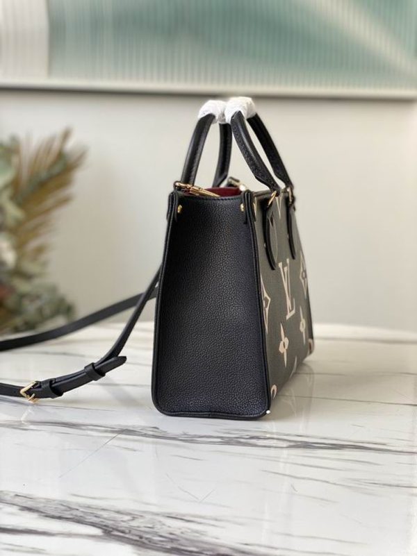 LV OnTheGo PM Tote Bag Black For Women M45659 PA