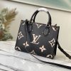 LV OnTheGo PM Tote Bag Black For Women M45659 PA