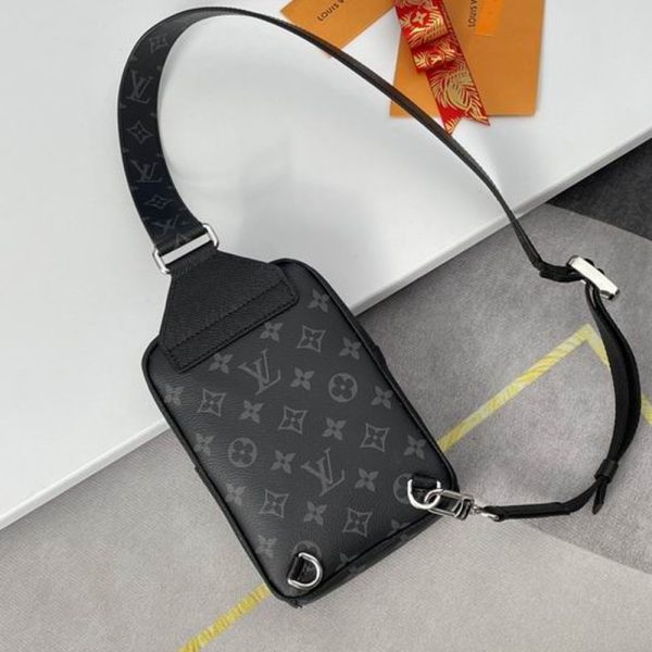 LV Outdoor Slingbag Taigarama Noir Black For Men M30741 PA