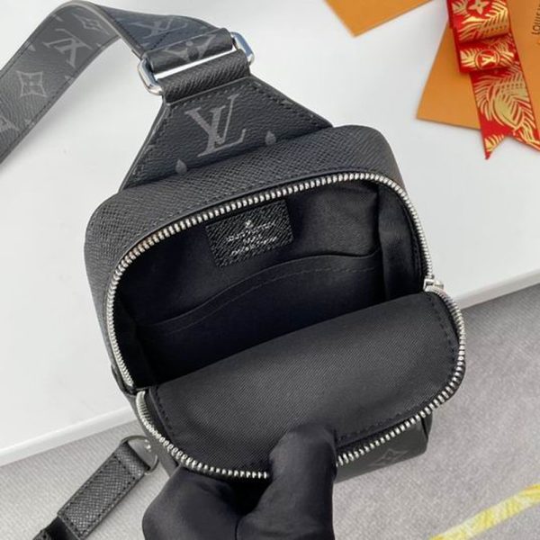 LV Outdoor Slingbag Taigarama Noir Black For Men M30741 PA