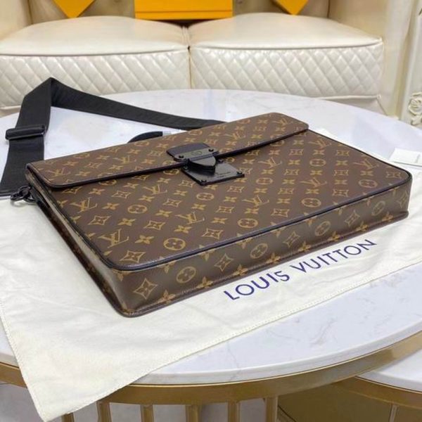 LV S-Lock Briefcase in Monogram Canvas for Men PA