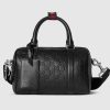 GG Emblem Small Duffle Bag 855789 QA GG Emblem Small Duffle Bag 855789 QA