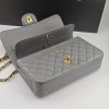 CN Classic Handbag Grey Gold Hardware For Women A01112 QA CN Classic Handbag Grey Gold Hardware For Women A01112 QA