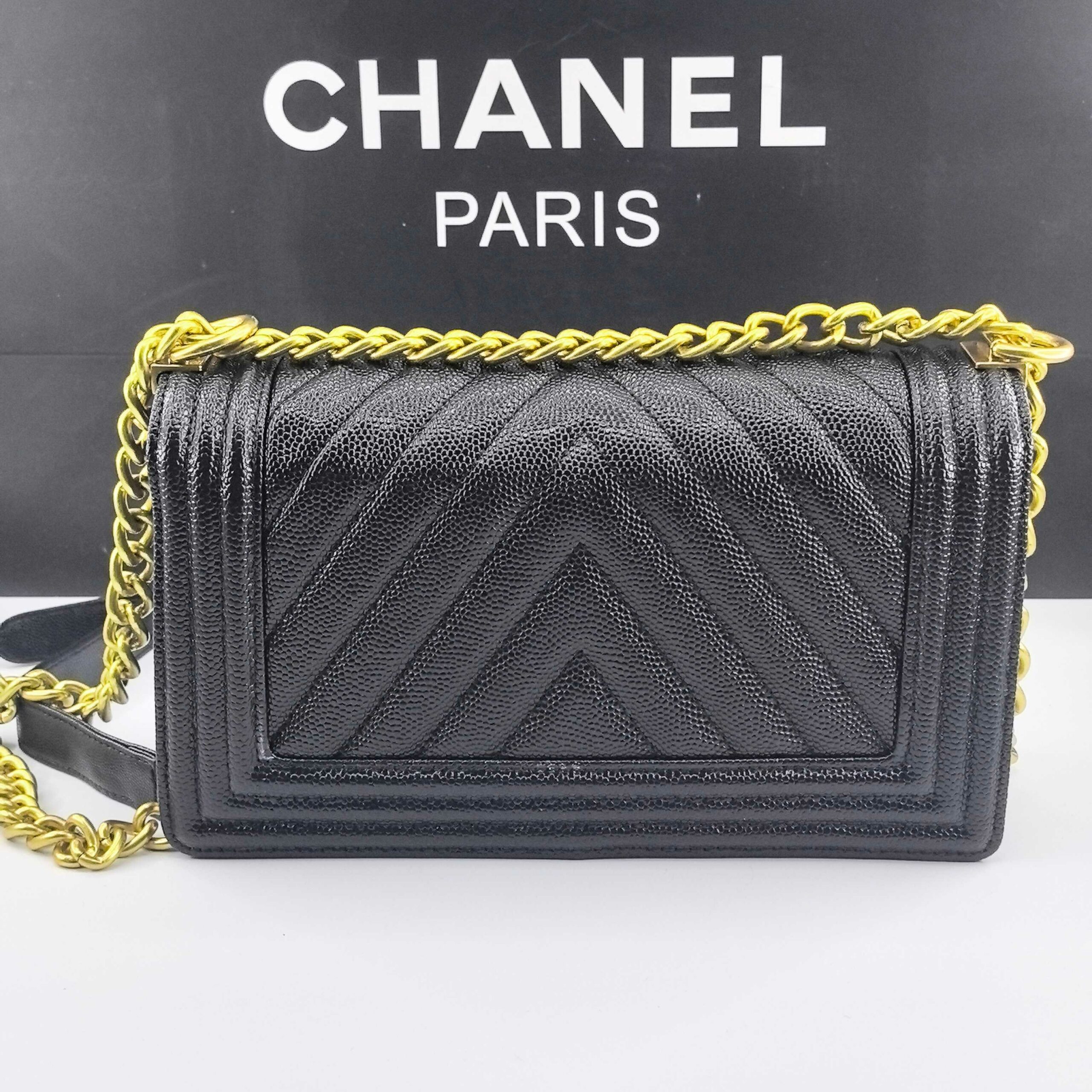 CN Boy HandBag Black For Women A67086 CN Boy HandBag Black For Women A67086