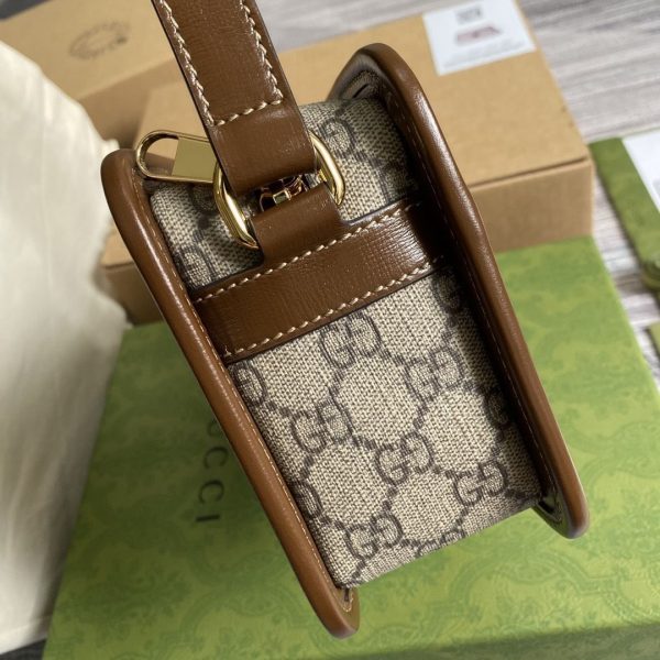 GG Supreme Interlocking Mini Bag 658572 QA