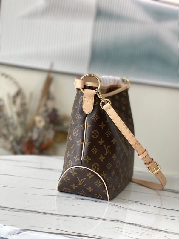LV Delightful MM Monogram Canvas Natural For Women M40352 PA