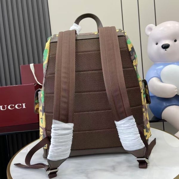 GG Canvas Large Camouflage Backpack 839110 QA