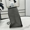 CN Deauville Tote Canvas Bag Light Grey For Women A66941 QA
