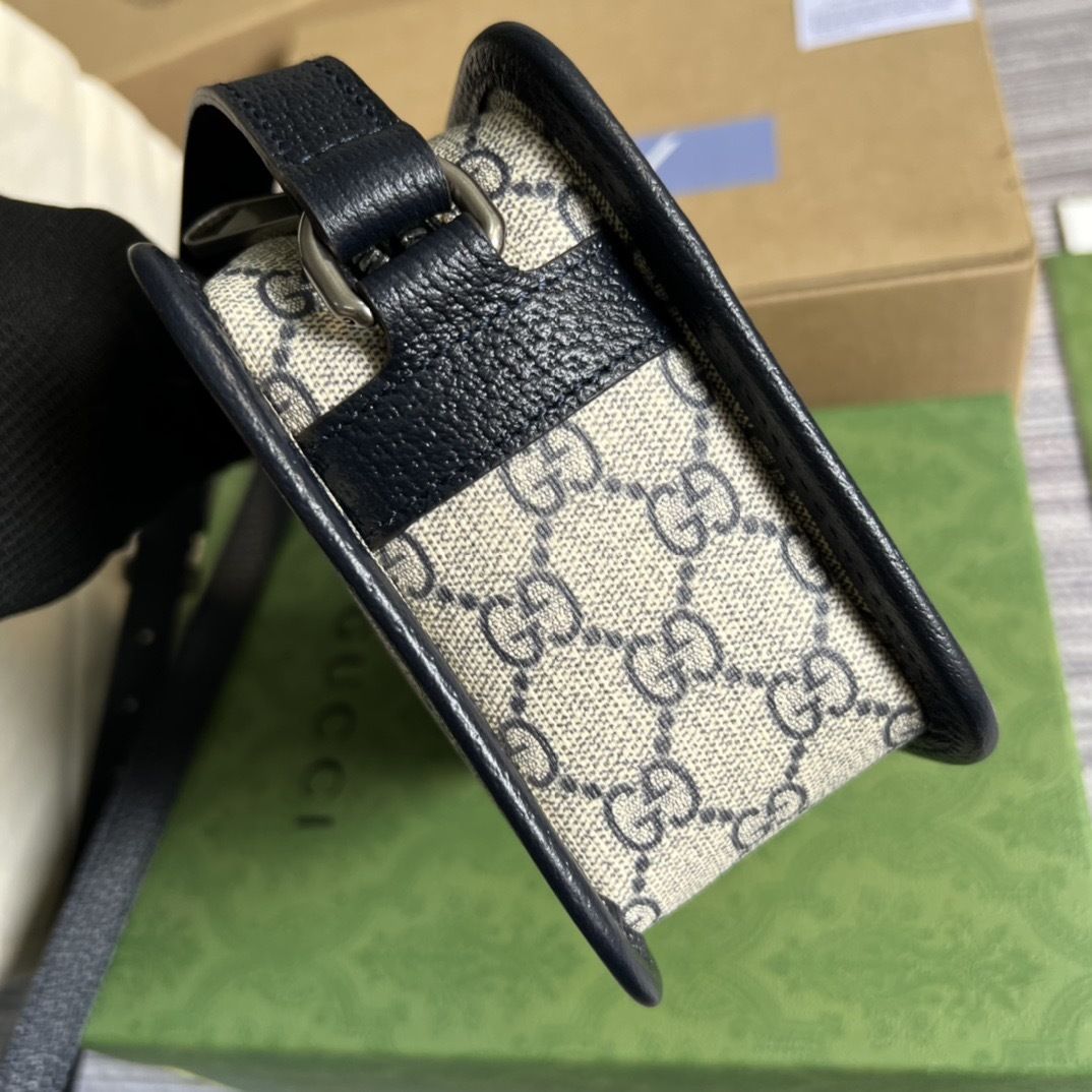 GG Supreme Interlocking Mini Bag 658572 GG Supreme Interlocking Mini Bag 658572