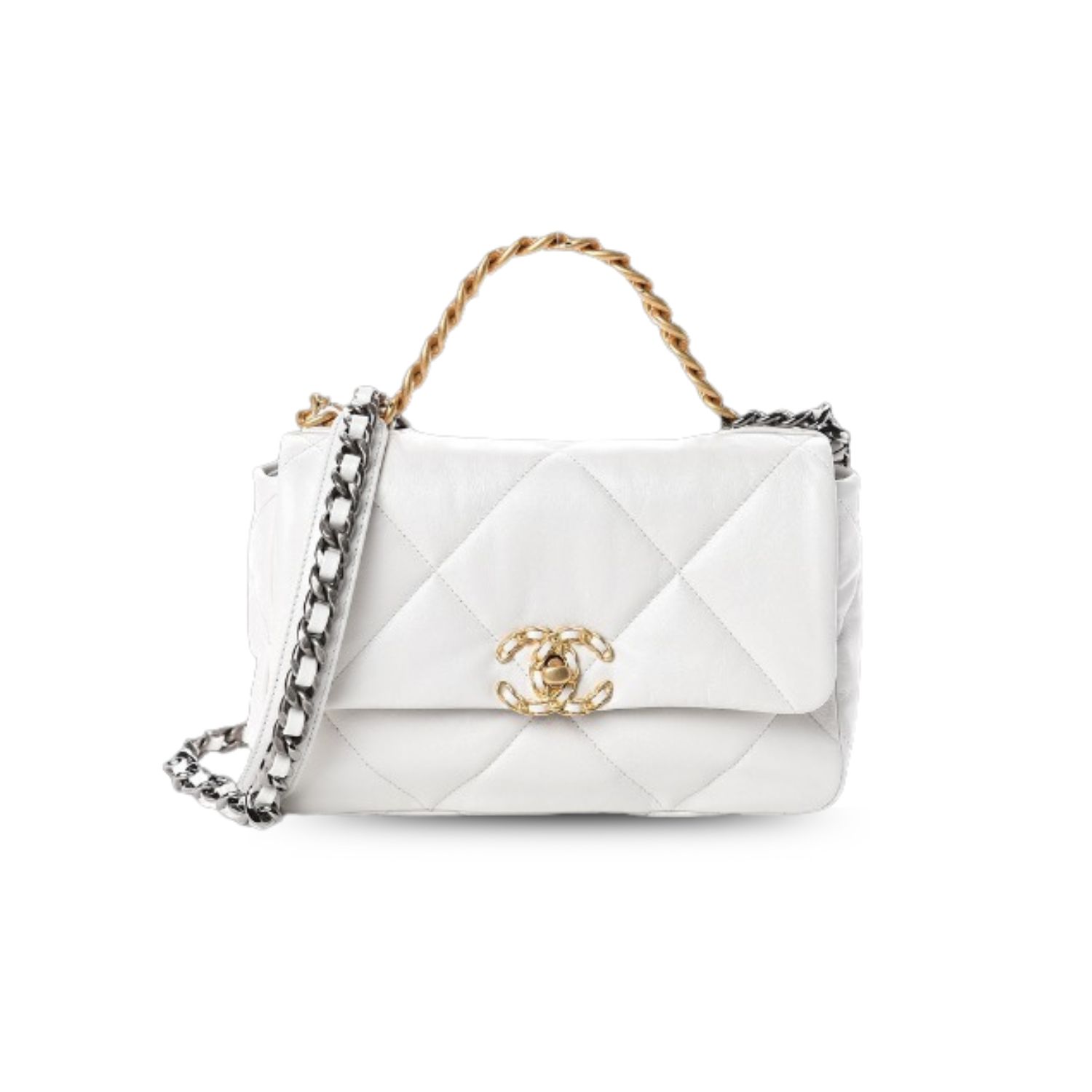 CN 19 HandBag White For Women AS1160