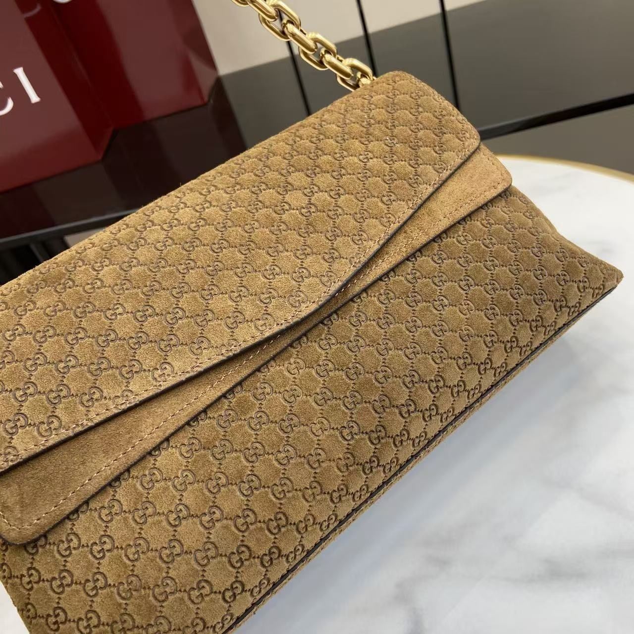 GG Medium Chain Shoulder Bag 857622 GG Medium Chain Shoulder Bag 857622