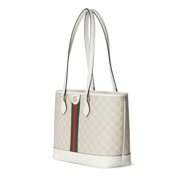 GG Ophidia Medium Canvas Tote Bag 836849 QA