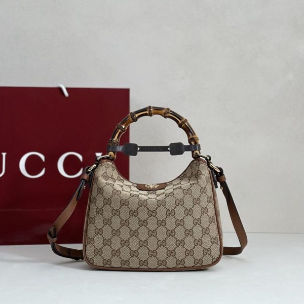 GG Diana Canvas Small Tote Bag 799865 QA