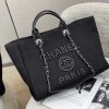 CN Large Deauville Pearl Tote Bag Black For Women A66941 QA