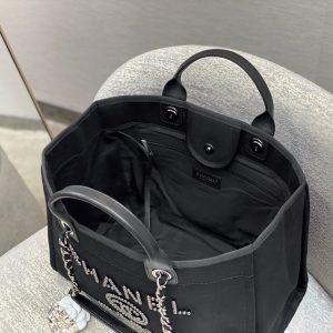 CN Large Deauville Pearl Tote Bag Black For Women A66941 4 e483738d