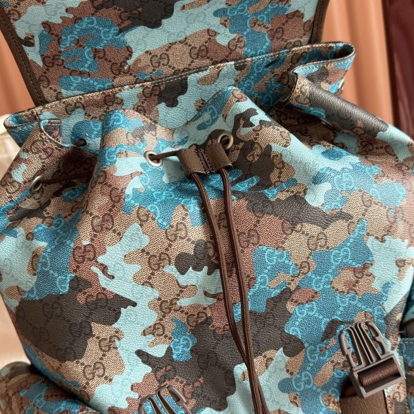 GG Canvas Large Camouflage Backpack 839110 QA
