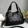 Genuine Luxury Leather Shoulder Bag – Women’s Crossbody Top Handle Tote Purse B001