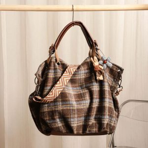 Retro Tote Bag - Shoulder Bag - Corduroy Crossbody Bag with Adjustable Strap B007 2 il 1588xN.7539694476 aa0r