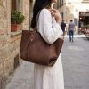Casual Chic Beige Woven Leather Tote – Large Capacity Shoulder Bag B010