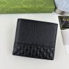 GG Black Leather Bi-Fold Wallet 365464 QA