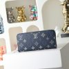 LV Zippy Wallet Monogram Shadow Navy Blue 28777 QA LV Zippy Wallet Monogram Shadow Navy Blue 28777 QA