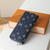 LV Zippy Wallet Monogram Shadow Navy Blue 28777 QA LV Zippy Wallet Monogram Shadow Navy Blue 28777 QA