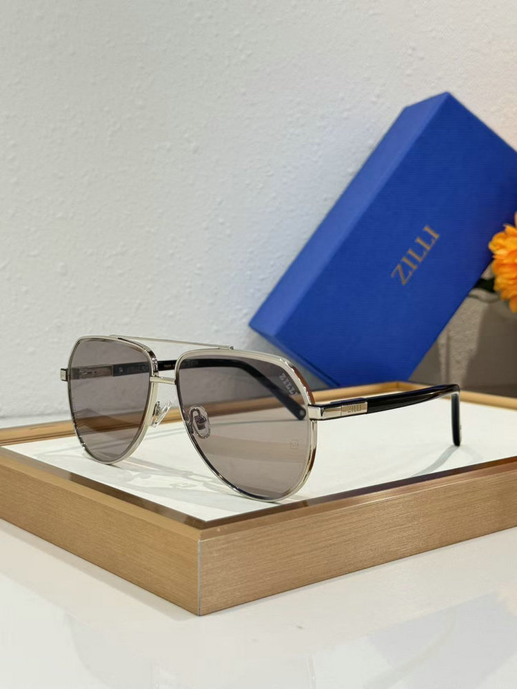 Zilli Luxury Metal Aviator Sunglasses 605160000 Zilli Luxury Metal Aviator Sunglasses 605160000