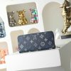 LV Zippy Wallet Monogram Shadow Navy Blue 28777 QA LV Zippy Wallet Monogram Shadow Navy Blue 28777 QA