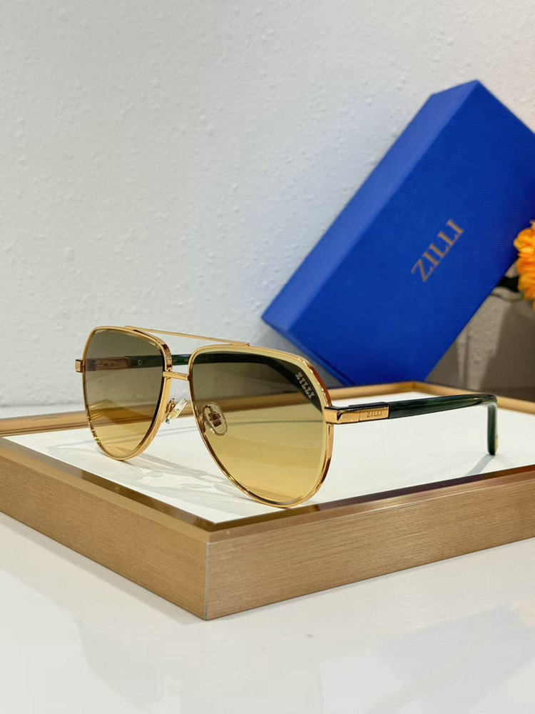 Zilli Luxury Metal Aviator Sunglasses 605160000 Zilli Luxury Metal Aviator Sunglasses 605160000