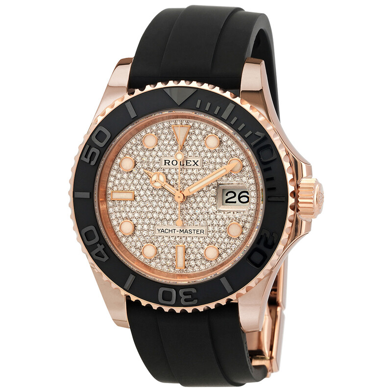 Rolex Yacht-Master Diamond Pave Dial Watch Rolex Yacht-Master Diamond Pave Dial Watch