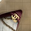 CN 25 Small Quilted Leather Shopping Bag AS6392 QA