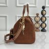 LV Speedy Bandoulière 30 Brown Monogram Suede Bag