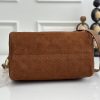 LV Speedy Bandoulière 30 Brown Monogram Suede Bag