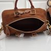 LV Speedy Bandoulière 30 Brown Monogram Suede Bag