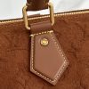 LV Speedy Bandoulière 30 Brown Monogram Suede Bag