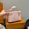 LV Vanity Chain Pouch Monogram Empreinte Pink Bag BC
